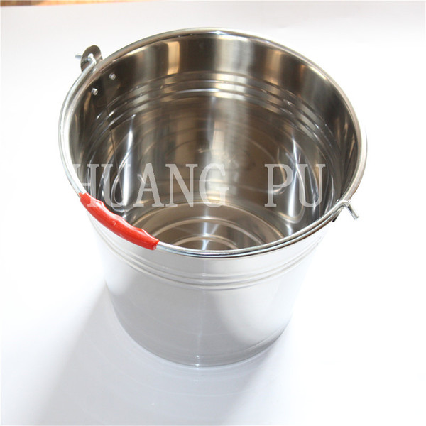 Stainless Steel Milk Pail Bucket Beer Barrel for Food and Dairy Factory Storage and Transport Carton Packing