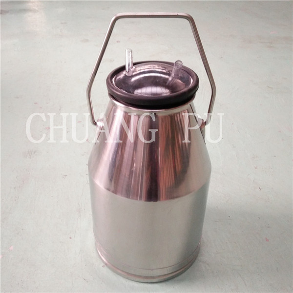 25L Milk Machine Bucket SS201 Stainless Steel Milking Bucket for Dairy Goat and Sheep Portable Milker
