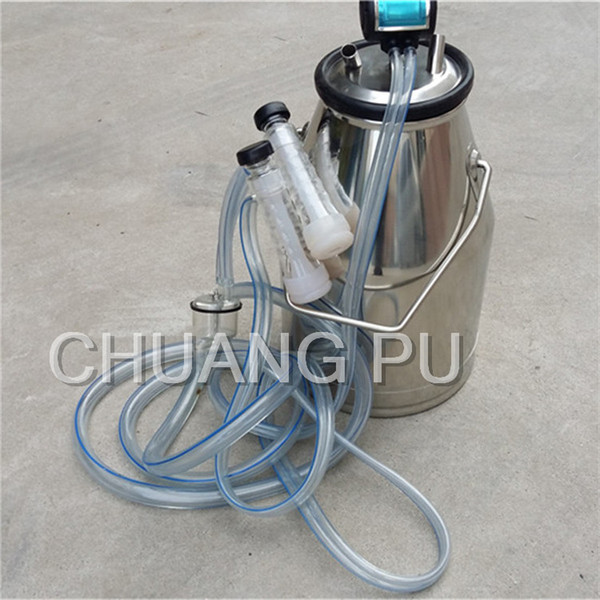Portable Milking Machine Milk Bucket Group for Dairy Goat and Sheep Milker with 25 Litre Bucket