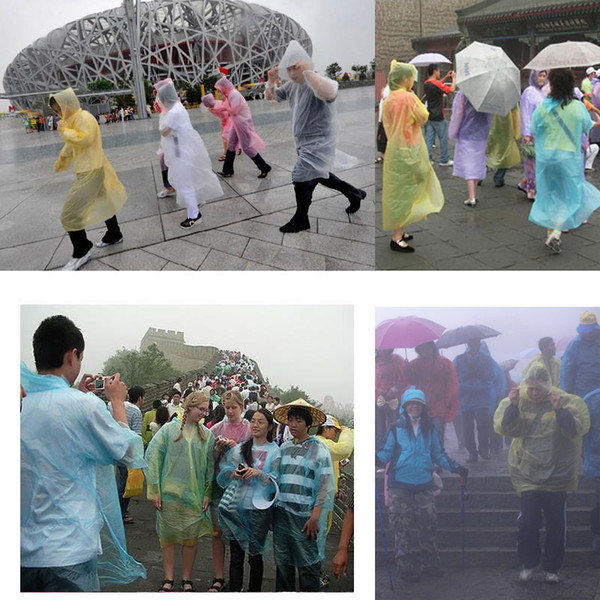 PE Disposable Raincoats Poncho Rainwear Fashional Travel Rainwear Hiking Rain Wear gifts ,Cheap PE Disposable Raincoats