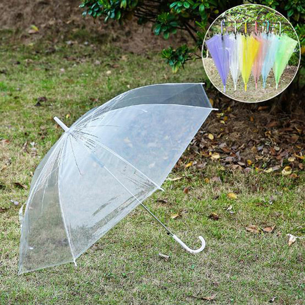 clear umbrella colorful umbrellas transparent umbrella long handle umbrella for girls women dance performance best Props