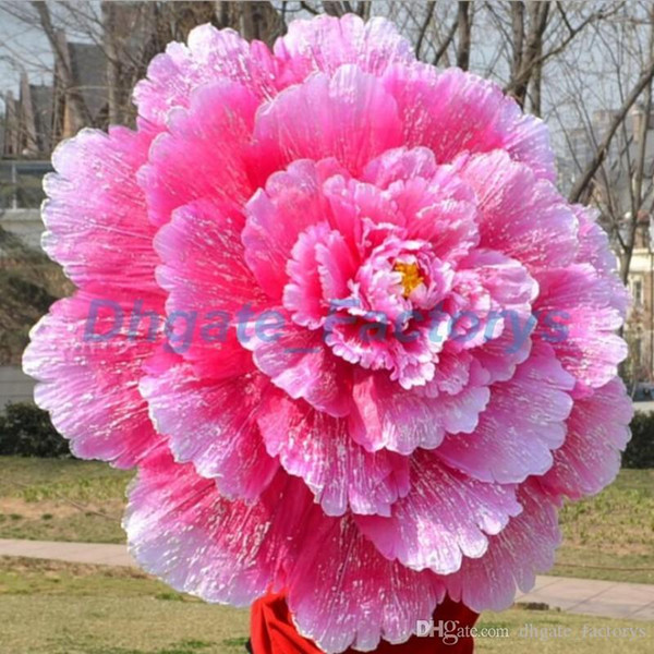 70cm Retro Chinese Peony Flower Umbrella Props Dance Performance Props Wedding Decoration Photograph Fancy Dress Umbrella JF-607
