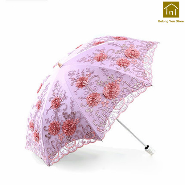 Rubber Creative Sunny Folding Umbrella Female Shade Windproof Umbrella Pocket Parasol Jardin Sunshade Rain Umbrellas WKW104