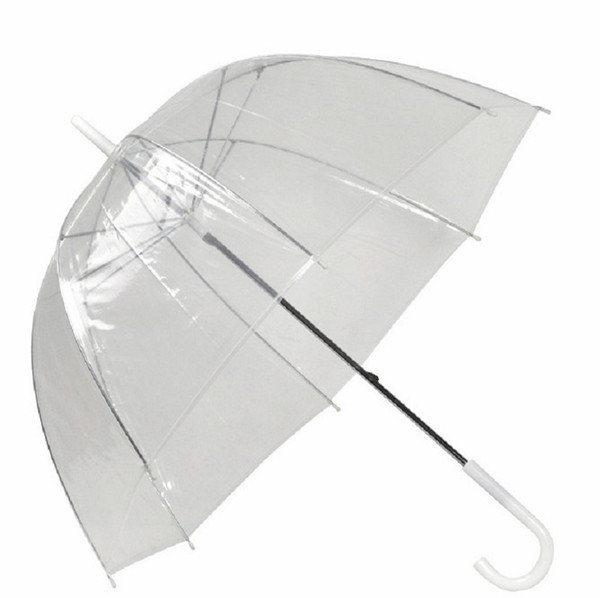 Clear Cute Bubble Deep Dome Umbrella Wind Resistance Arch Umbrella Transparent Mushroom Shaped Weeding Decoration Party Parasol Waterproof