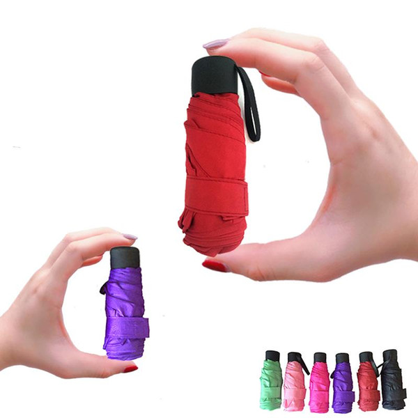 Mini Pocket Umbrella Women UV Small Umbrellas 180g Rain Women Waterproof Men Sun Parasol Convenient Girls Travel Parapluie Kid