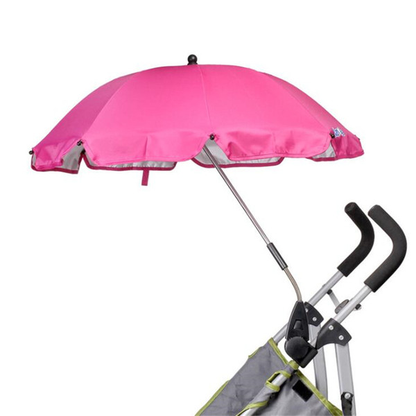 baby Stroller Umbrella Sun Canopy Adjustable Direction Pram Umbrellas Stand Holder Baby Pram Umbrella Stand Holder