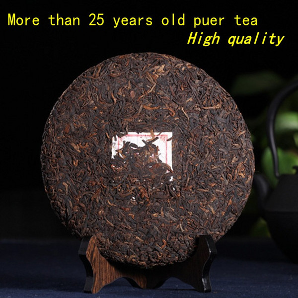 Made in 1980 ripe pu er tea,357g oldest puer tea,green health food, small puerh brick tea,ancient tree,Black tea, free shipping