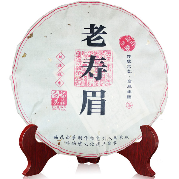 2019 New Fuding White Tea High quality  350g high mountain old wild white tea cake Healthy green food Gongmei Shoumei Tea