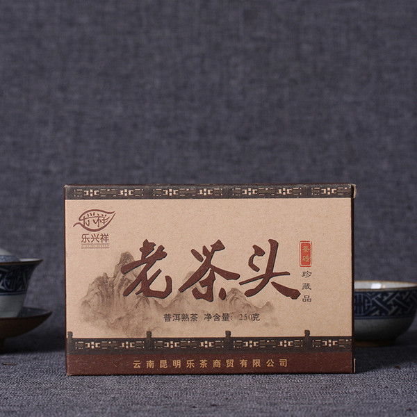 250g High Quality Mellow Yunnan Old Ripe Pu'er Brick  P-u-e-r Menghai Shu P U E R H Pu-er Pu Er Pu-erh Pu Erh Cha