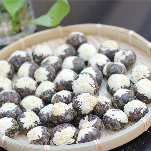 Ripe pu er tea Oldest Chinese puer High quality Green health food 250g Small puerh Tuo tea Chrysanthemum Pu'er Tuo