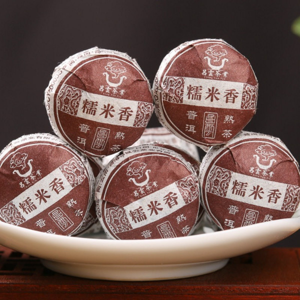 2019 new Ripe pu er tea Oldest Chinese puer Green health food 250g Small puerh brick tea Ancient tree Black tea Free shipping