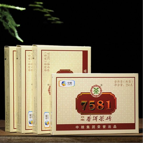 Puerh Tea 250g High quality Brick Made In 2006 Ripe Pu er Tea Oldest Puer Tea Ancestor Antique Honey Sweet Dull-red Pu'er Ancient Tree
