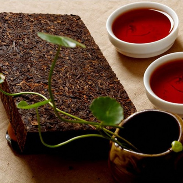 Puerh Tea 250g Brick Made In 2008 Ripe Pu er Tea Oldest Puer Tea Ancestor Antique Honey Sweet Dull-red Pu'er Ancient Tree