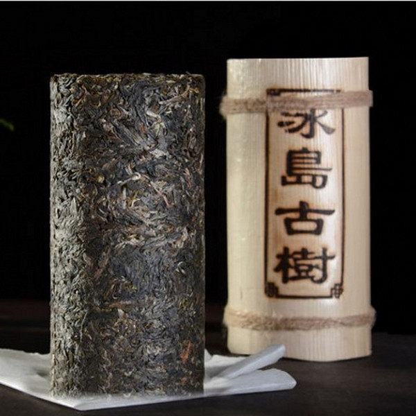 Puerh Tea 500g Brick Raw Pu er Tea Oldest Puer black Tea Ancestor Antique Honey Sweet Dull-red Pu'er Ancient Tree