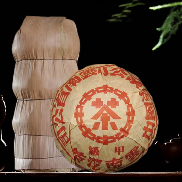 Puerh Tea 250g Brick Ripe Pu er Tea Oldest Puer Tea Ancestor Antique Honey Sweet Dull-red Pu'er Ancient Tree Free shipping