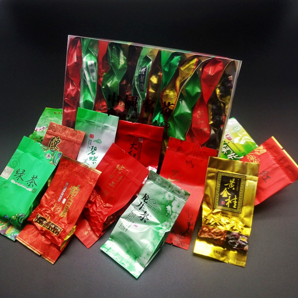 16 different flavors Famous Chinese tea Each tea two bags 32bags Milk oolong Dahongpao Tieguanyin Pu erh Green tea Puer Black Free shipping