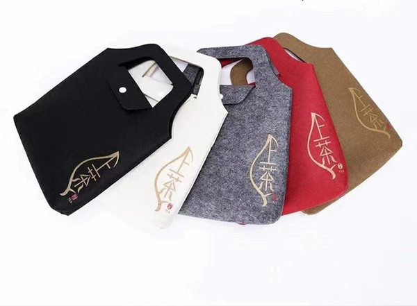 High-end bags, gift tea packaging, 5 colors optional, free shipping, tea bags. China