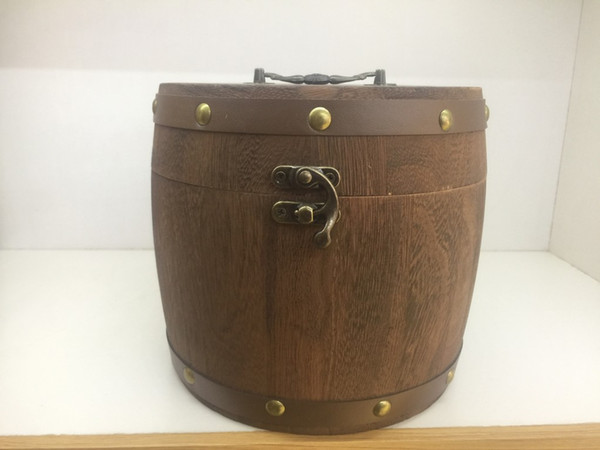High-end gift box packaging. (wooden barrel) 400g Pu'er tea. 2004 old tea.Delivery bag free delivery