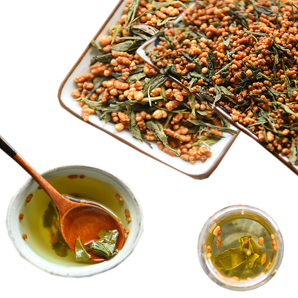 Premium Genmaicha Japanese Sushi Restaurant Herbal Tea Brown Rice Green Tea Teabag Bulk Good for Health