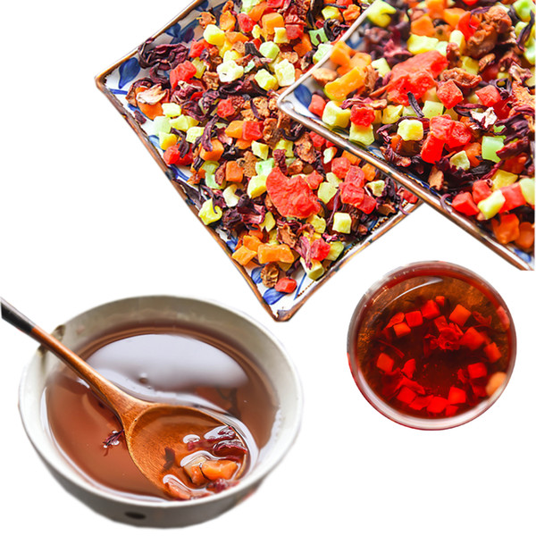 Fruit Tea Flower Fruit Grain Tea Dry Fresh Handmade Luoshen Flower Hibiscus Healthy Food Scented Tea
