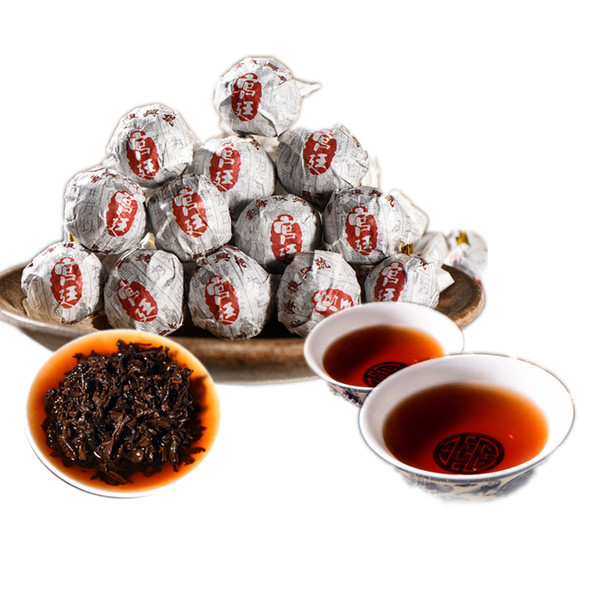 Premium Yunnan Pu'er Black Tea Tuo Cha Shu Puer Palace Cooked Tea Dragon Ball Mini Oyster Tea