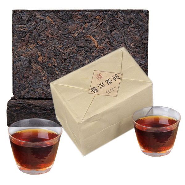 Yunnan Ripe Pu'er Tea Brick Icelandic Ancient Tree Black Tea Old Dry Cooked Tea Puer Brick