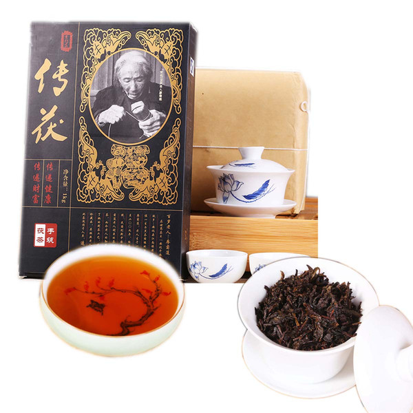 1000g Hunan Anhua Black Tea Hand-built Brick Tea Red Tea Chinese Cha Healthy Fu Cha