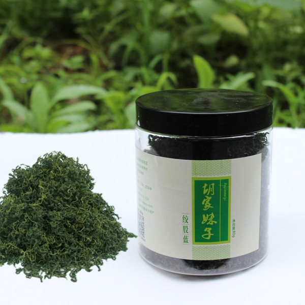 Authentic! 80g Tender-shoot Gynostemma Pentaphyllum Herbal Tea Jiaogulan Natural Wild Gynostemma Seven Leaves Herbal Tea HT-013 wholesale