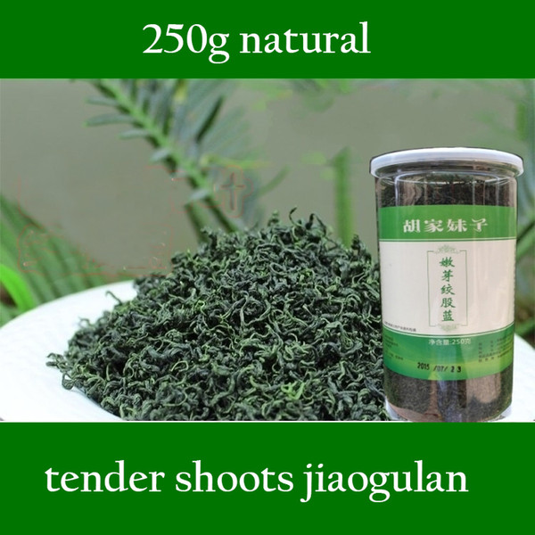 Authentic! 500g Tender-shoot Gynostemma Pentaphyllum Herbal Tea Jiaogulan Natural Wild Gynostemma Seven Leaves Herbal Tea HT-012 wholesale