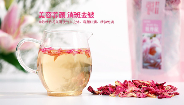 Chinese Peony petals 30g dried flower tea ,organic food for beauty and health care wholesale