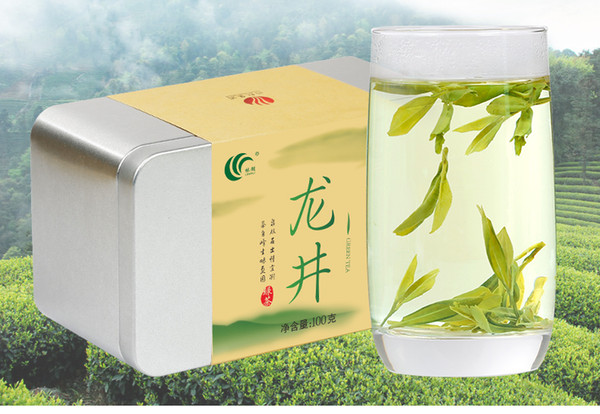 Spring Dragon Well 100g, the chinese green tea Xihu Long Jing for man and women health care-Wholesale