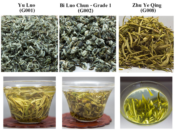 Green Box - 3 x 25g bags of Green Tea Samples packed in one compact box for try.