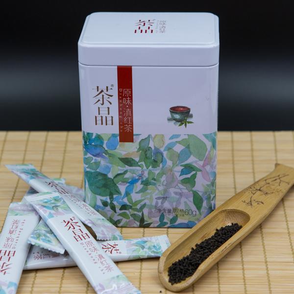 Yunnan Black Tea Granules 60g - Original ( 30 x 2g sachets in Aluminium Gift Box ) Yunnan Dian Hong Cha Xiao Guan Cha