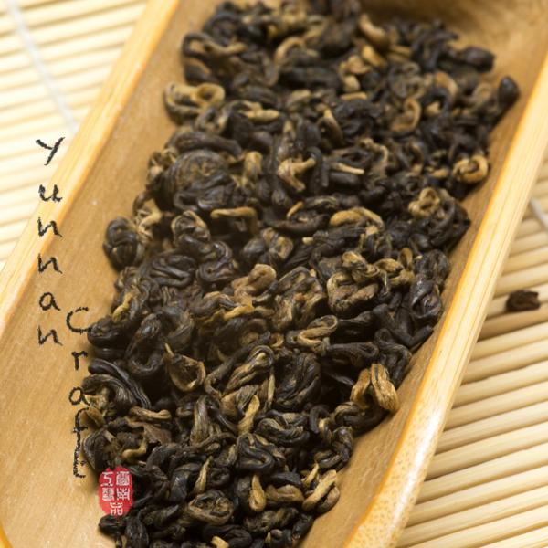 Hong luo- Yunnan Dian Hong Cha (Red Screw Black Tea ) , Handmade ,Good Quality,Honeydew scent, Fengqing Lincang