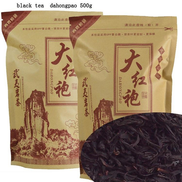 500G Top Grade 2019 clovershrub Da Hong Pao Red Robe dahongpao Oolong Tea Lose weight the tea black antifatigue free shipping