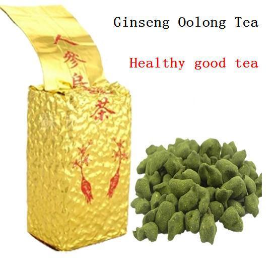 250g Free Shipping Famous Health Care Tea Taiwan Dong ding Ginseng Oolong Tea Ginseng Oolong ginseng tea +gift Free shipping