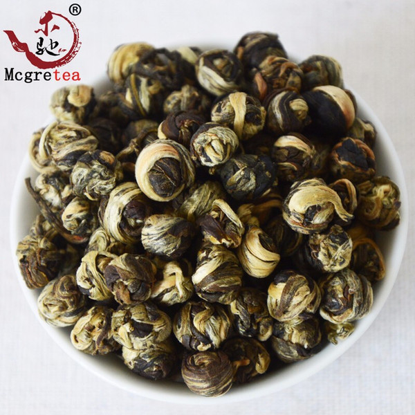 [mcgretea]2019 Promotion ! 250g superior Jasmine Flower Tea Premium Jasmine Dragon Pearl Tea Health Care Green Wholesale Chinese Tea