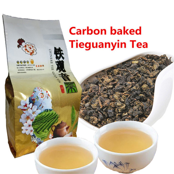 High Quality Chinese Tieguanyin Tea 50g Fresh Natural Carbon Specaily TiKuanYin Oolong Tea High Cost-Effective Green Tea Green Food