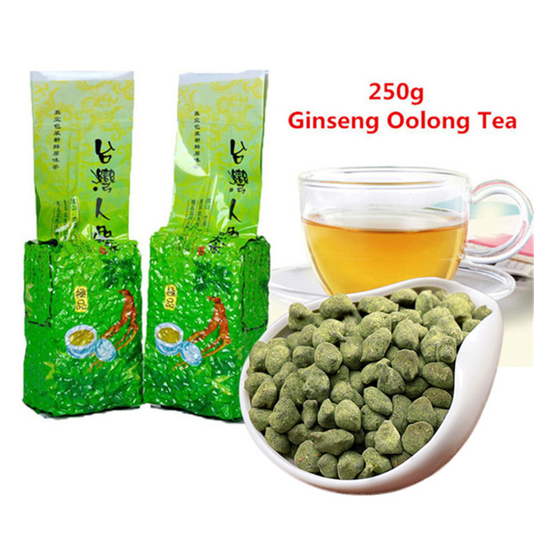 Free Shipping 250g China Taiwan Famous Health Care Ginseng Oolong Tea Chinese Ginseng Green Tea Organic Health Care Oolong Tea Green Food