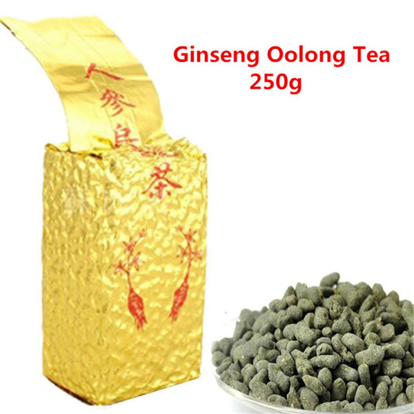 Promotion High Cost-Effective 250g Ginseng Oolong Tea Chinese High Quality Natural Beauty Oolong Tea Chinese Ginseng Green Tea Green Food