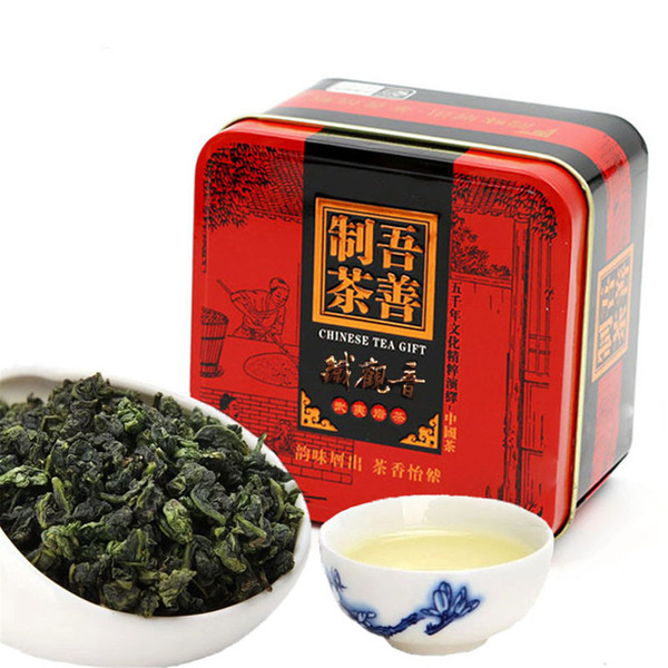10 Small Packs/Box Gift Packaging Net Weight 85g Chinese TiKuanYin Green Tea TieGuanYin Oolong Tea Organic Health Care Tea Green Food