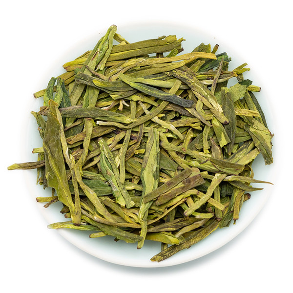 Xihu Long Jing Tea, West Lake Dragon Well, Chinese Lung Ching Yuhou Green Tea Loose Leaf