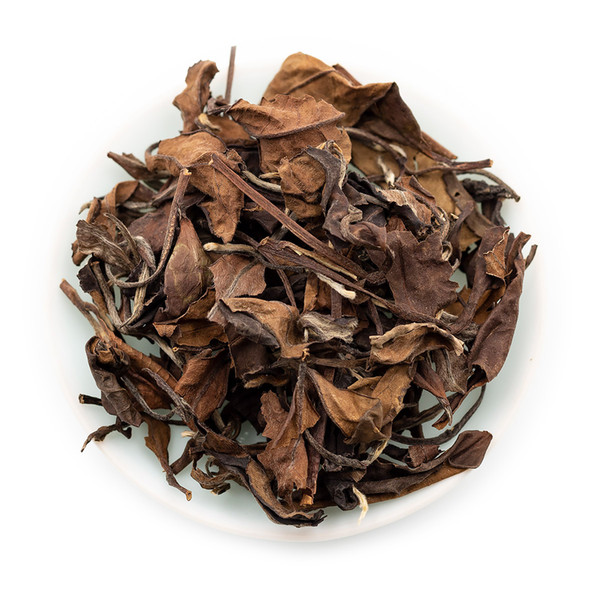Shou Mei Chinese White Tea Loose Leaf, Fuding Bai Cha Shoumei Health Beanefits Good for Weight Loss
