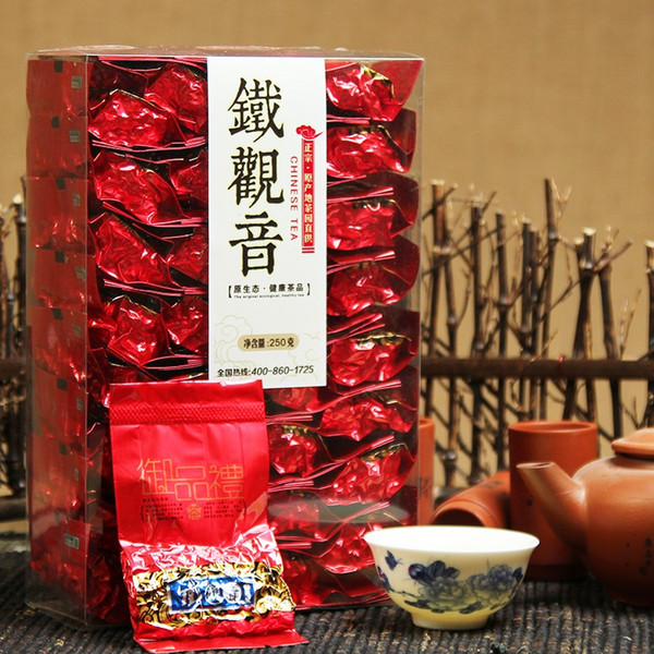 250g Chinese Oolong Tieguanyin Tea 1725, Fujian Anxi Tie Guan Yin Oolong Tea,Ti Kuan Yin Clean Aroma