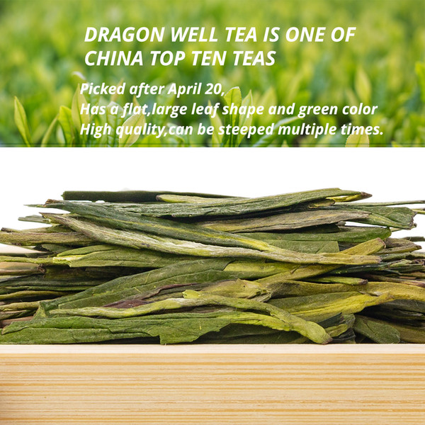 Chinese Green Tea Long Jing Yuhou Xihu Longjing China West Lake Dragon Well Longjing Tea Longjing Loose Leaf Health Care Green Food