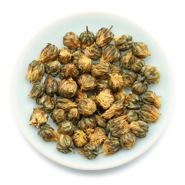 Chrysanthemum Tea Dried Herbs, Golden Fetal Herbal Flower Buds Tea,Tai Ju Chinese Tea Dried Herbs Level 3