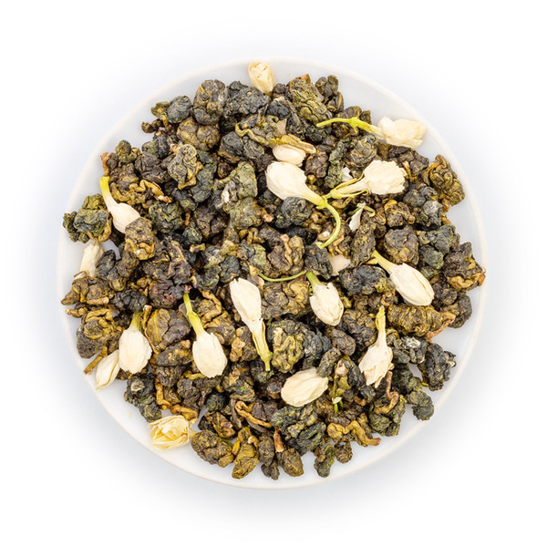 Taiwan Jasmine Oolong Tea High Mountain Alishan Oolong Tea With Jasmine Flower Organic Oolong Slimming Benefits Wulong + gift free