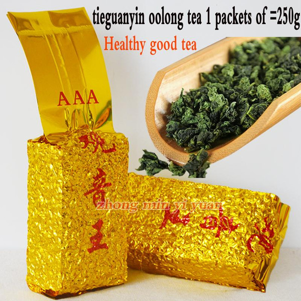 Top grade 250g Chinese Anxi Tieguanyin tea,Oolong,Tie Guan Yin tea,Health Care tea,Vacuum Pack,Free Shipping,Recommend