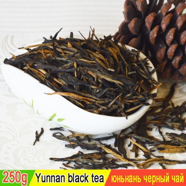 250 grams of Black Tea time fee Dianhong red Chinese Maofeng Tea green healthy diet + FREE SHIPPING