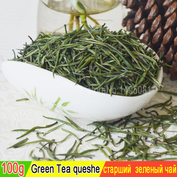 2018 high quality Green Tea Mingqian fried queshe Maojian tea 100 grams green healthy diet + FREE SHIPPING